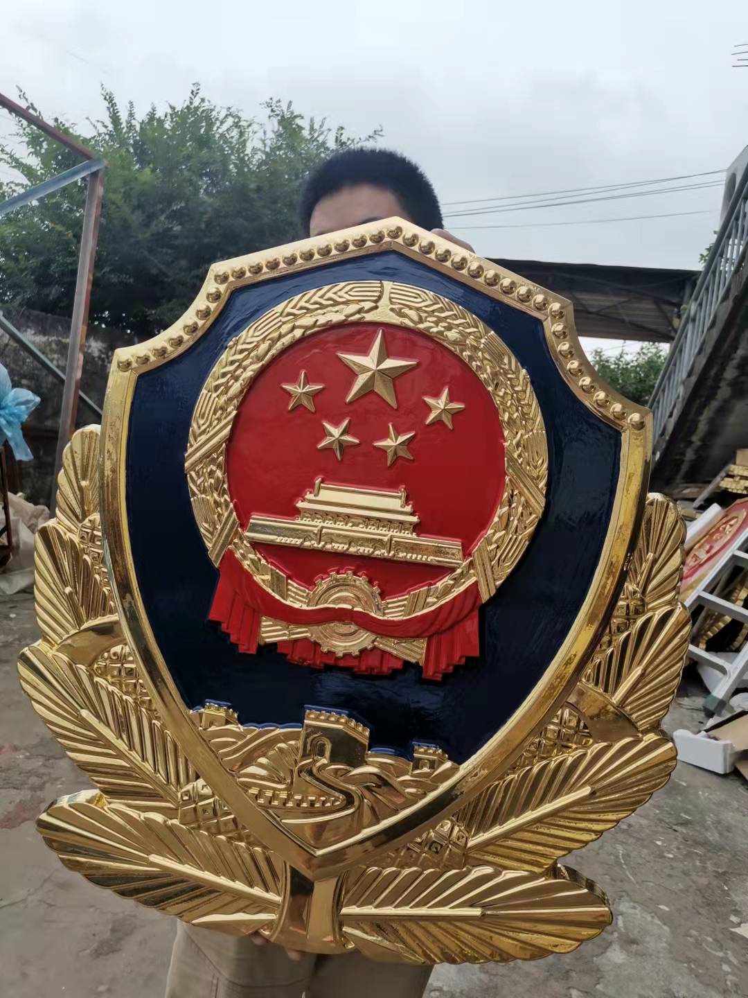 烤漆警徽制作